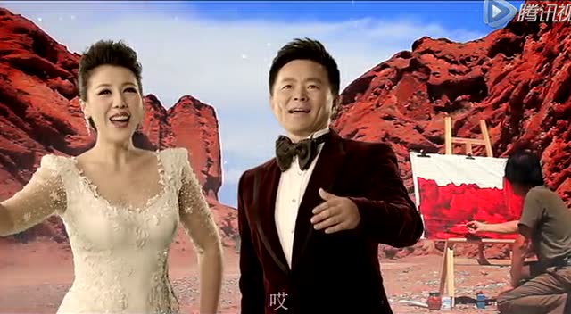 著名画家周尊圣《天山红》王宏伟 王喆