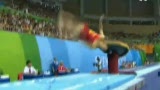 视频：中国体操男团奋力追赶得亚军