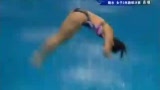 视频：跳水女子3米板 何姿最后一跳稳中取胜