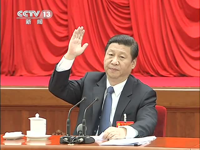 中国共产党第十八届中央委员会第二次全体会议公报截图