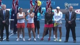 女双决赛颁奖仪式 埃拉尼/文奇首夺澳网冠军