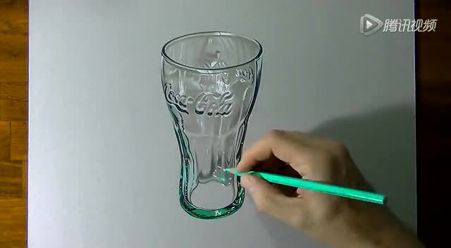 玻璃画法01 玻璃杯