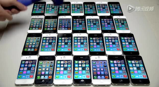 土豪玩打地鼠手机游戏:一次性砸烂数十只iPhone