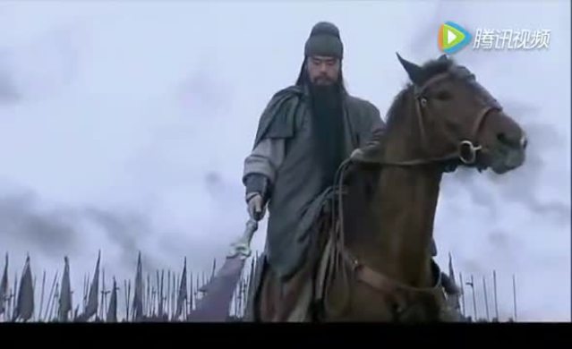 关羽一刀将文丑斩于马下