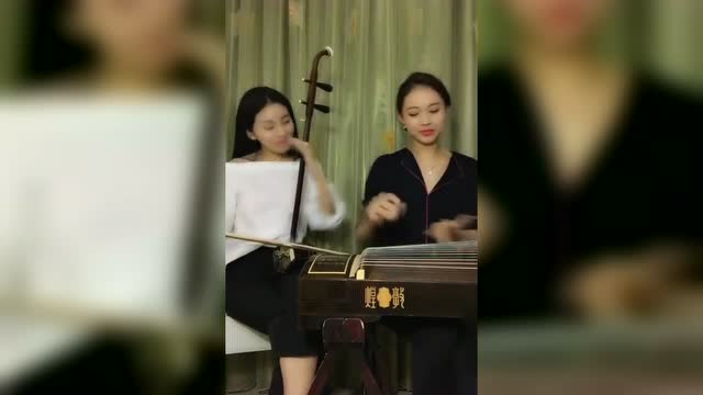 古筝,二胡演奏《鸿雁》鸿雁北归还,带上我的思念