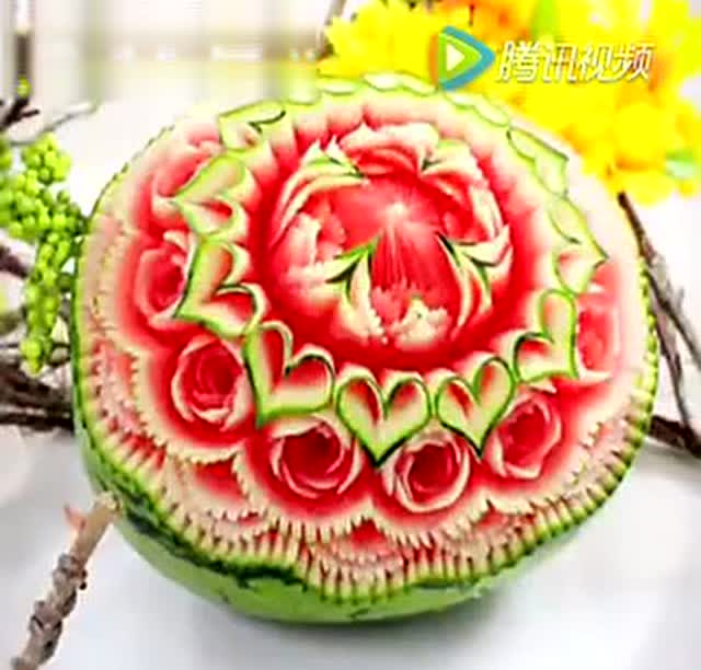 西瓜的九种切法,西瓜吃出了新花样