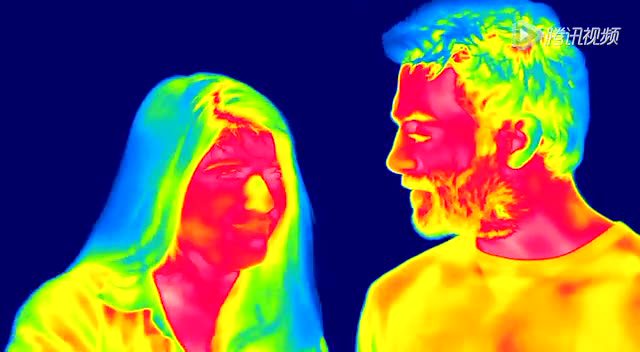 热成像直观展示我们身体的温度变化