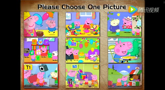 佩奇动画片peppapig 叮铛小游戏 粉红猪小妹小游戏之粉红小猪的拼图