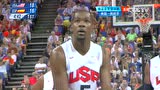 男篮决赛：美国VS西班牙第一节录像