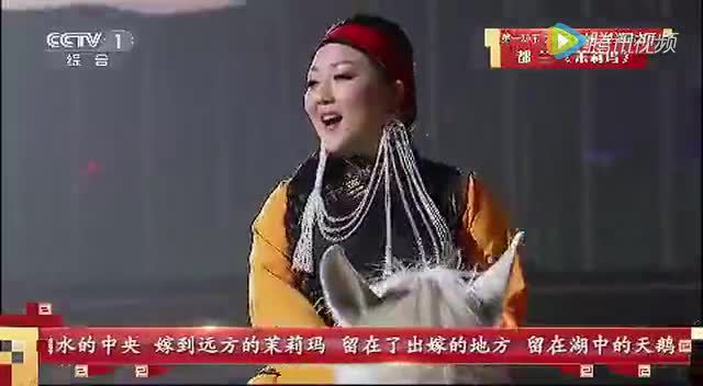 中国民歌大会山西民歌《桃花红杏花白》演唱石占明