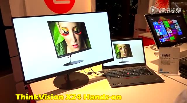 厚7.5mm 聯想推ThinkVision X24顯示器
