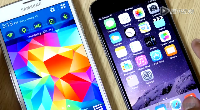 iPhone 6與Galaxy S5快速對比：各有千秋
