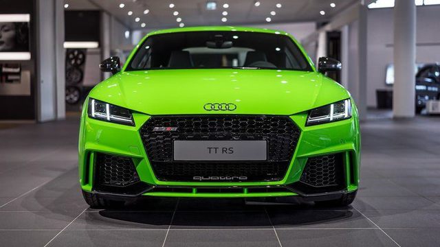 马力400匹《audi tt rs》绿色新衣要高调