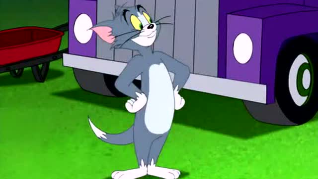 猫和老鼠,杰瑞被汤姆欺负,就把它的表哥喊来了