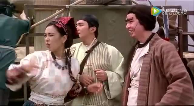 周星驰在钟丽缇前表演胸口碎大石,飞刀神技, 我服