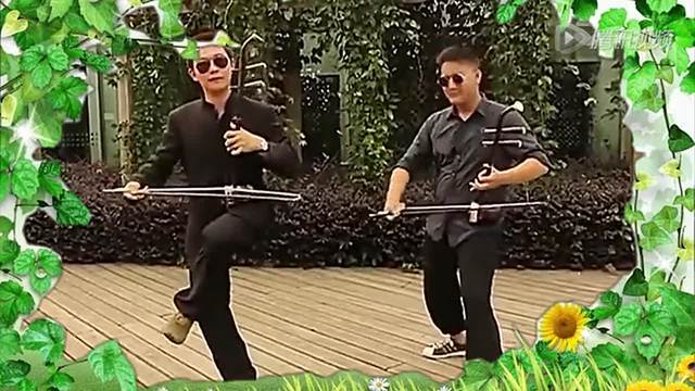 搞笑 一把中国二胡配合4把大小提琴中西合璧精湛演奏,全场震惊!