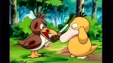 神奇宝贝:可达鸭vs大葱鸭,鸭族纯爷们之间的硬实力决斗