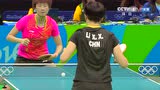 乒乓球女单中国包揽金银 丁宁露出幸福笑容