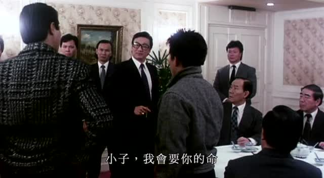 黑社会大哥出狱当饭店服务员小混混闹事看他怎么处理