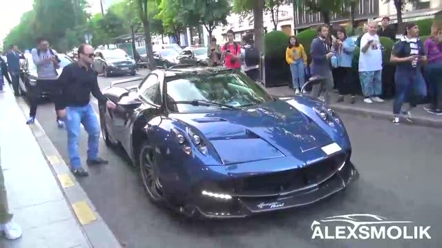 蓝色超跑仅一辆 帕加尼huayra pearl