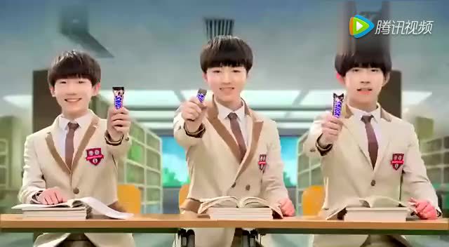 士力架创意广告 tfboys备考饿货降妖记