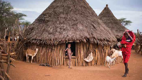 非洲部落为何会建造这种结构的房子?