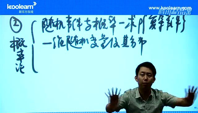 张宇讲考研数学:概率论与数理统计知识点