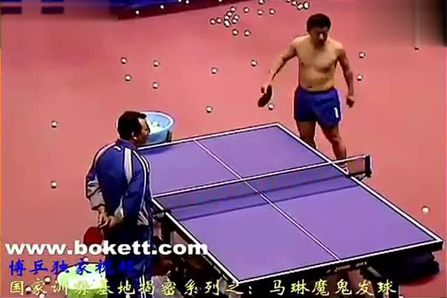 来看小日本的乒乓球发球技术 也够厉害!