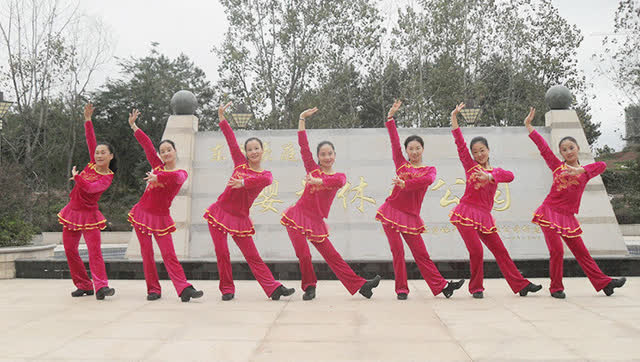 杨丽萍广场舞《山里的妹子真漂亮》原创简单民族健身舞