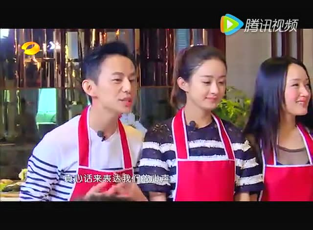赵丽颖 何炅图片