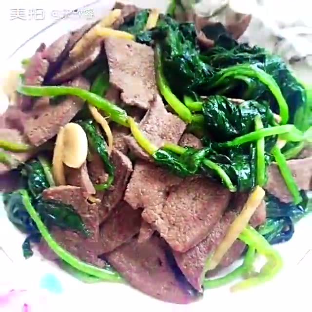 【140516】康宁心煮艺:猪肝炒菠菜