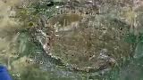 谷歌地图在西藏发现UFO飞碟残骸的图片
