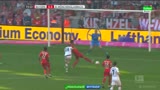 德甲 穆勒诡异头球 拜仁1-1门兴无缘提前夺冠