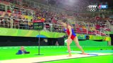 朝鲜选手训练有素 跳马二次均平稳落地