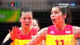 2-0!女排状态火热 一路领先拿下第二局